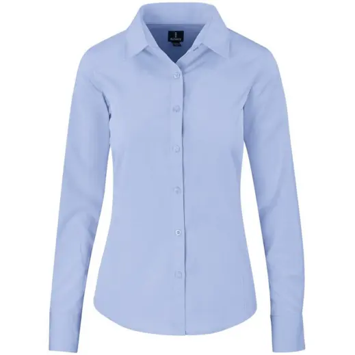 Ladies Long Sleeve Sycamore Shirt Blue Front